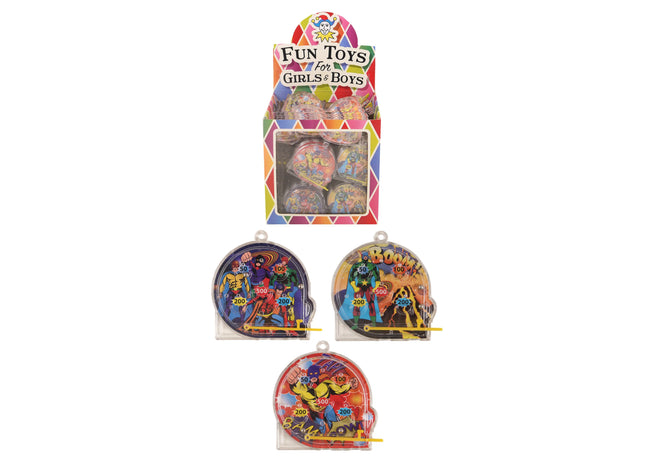 Superhelden-Flipperball-Puzzle, 5,5 cm x 5,8 cm, 3 Teile sortiert TK Gruppe® Grosshandel 