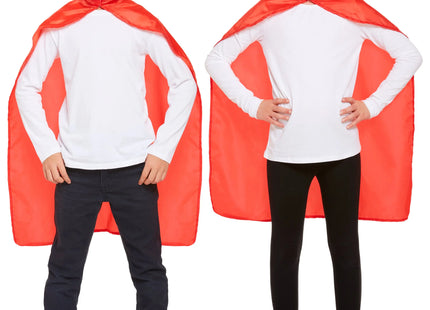 Superhelden-Kostüm für Kinder, Rot, Einheitsgröße, Verkleidung für Jungen & Mädchen TK Gruppe® Grosshandel 