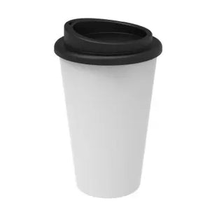 Superior Kaffeebecher, 350ml, Weiß-Schwarz TK Gruppe® Grosshandel 