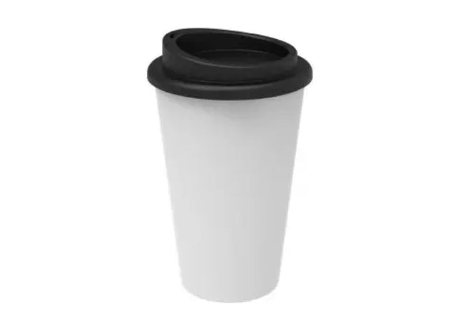 Superior Kaffeebecher, 350ml, Weiß-Schwarz TK Gruppe® Grosshandel 
