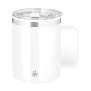 Suprax Vakuumisolierter Trinkbecher, 400ml - Reinweiß TK Gruppe® Grosshandel 