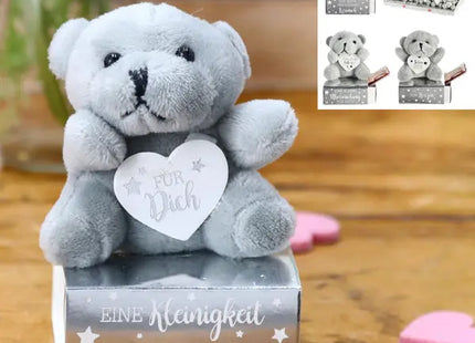 Süße Geldgeschenk Box mit Teddybär – 2er Set, ca. 6x9cm, Niedliche Geldverpackung, Perfektes Geschenk TK Gruppe® Grosshandel 
