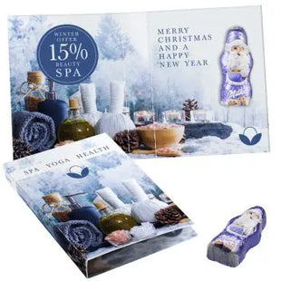 Süßes Briefchen inkl. Milka Mini Weihnachtsmann & individuellem Druck - Perfekt fürs Fest TK Gruppe® Grosshandel 