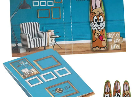 Süßes Briefchen mit MINI-Schoko-Osterhäschen – Inklusive Personalisierung TK Gruppe® Grosshandel 