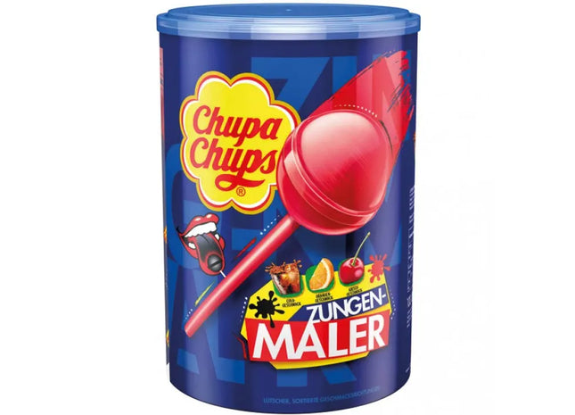 Sweet Treats Galore: Chupa Chups Tongue Art Candy - 100 Pieces, 1200g Tin TK Gruppe® Grosshandel 