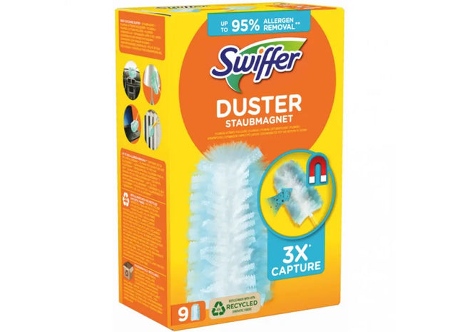 Swiffer Staubaufnehmer Nachfüllset, 9 Staubtücher, Reinigungslappen TK Gruppe® Grosshandel 
