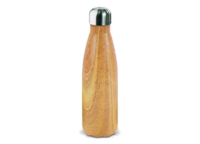 Swing Holz Edition Trinkflasche, 500ml - Natürliches Holzdesign TK Gruppe® Grosshandel 
