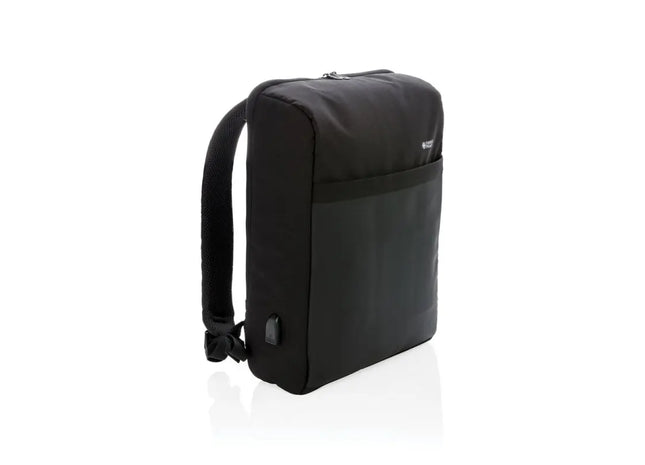 Swiss Peak 15 Anti-Diebstahl RFID & USB Rucksack - Sicher & Smart - Schwarz TK Gruppe® Grosshandel 