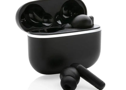 Swiss Peak 2.0 TWS In-Ear Kopfhörer aus recyceltem RCS-Kunststoff - Schwarz TK Gruppe® Grosshandel 
