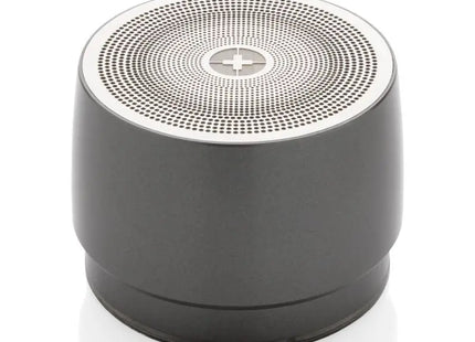 Swiss Peak 5W Bass Drahtlos-Lautsprecher, Doppel-Grau TK Gruppe® Grosshandel 