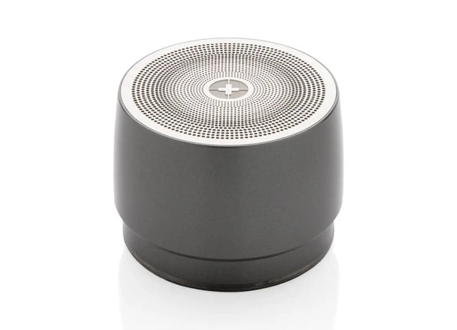 Swiss Peak 5W Bass Drahtlos-Lautsprecher, Doppel-Grau TK Gruppe® Grosshandel 