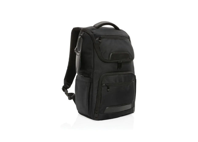 Swiss Peak AWARE™ RPET Voyager 15.6 Laptop-Rucksack, Schwarz TK Gruppe® Grosshandel 