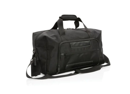 Swiss Peak AWARE™ RPET Voyager Wochenendtasche, Schwarz, Stilvoll und Nachhaltig für Kurztrips TK Gruppe® Grosshandel 