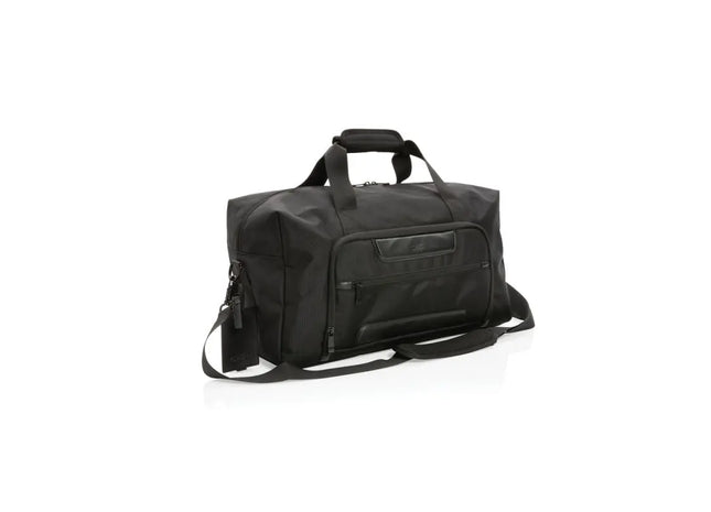 Swiss Peak AWARE™ RPET Voyager Wochenendtasche, Schwarz, Stilvoll und Nachhaltig für Kurztrips TK Gruppe® Grosshandel 