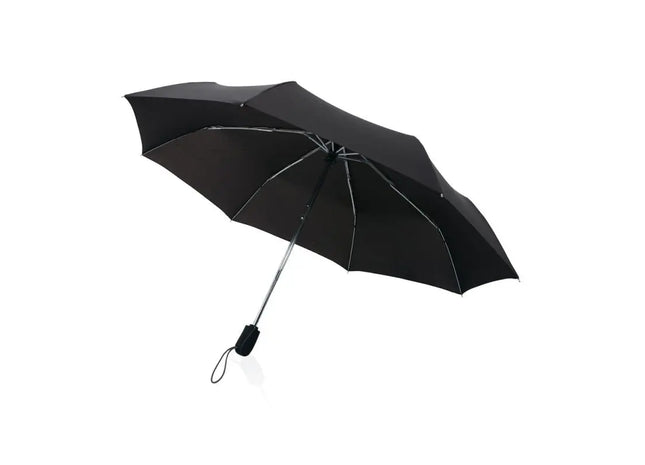 Swiss Peak AWARE™ Traveller 21 Automatikschirm - Schwarz Stilvoll & Zuverlässig Premium-Regenschutz TK Gruppe® Grosshandel 