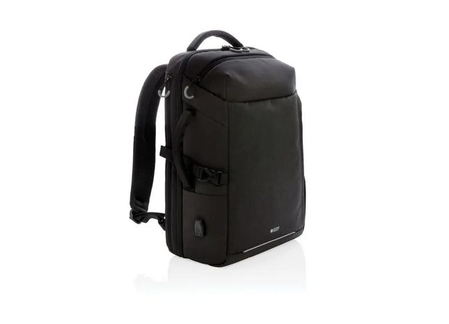 Swiss Peak AWARE™ XXL Wochenend-Reiserucksack, Schwarz, Stilvoll und Nachhaltig für Kurztrips TK Gruppe® Grosshandel 