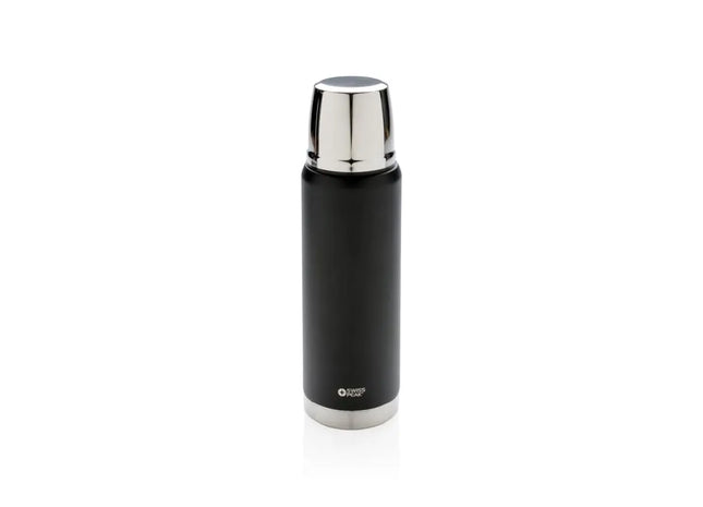 Swiss Peak Elite 0.5l Kupfer Vakuum Flasche - Schwarz - Doppelwandige Edelstahl Thermoflasche TK Gruppe® Grosshandel 