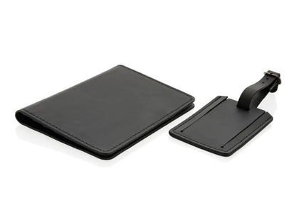 Swiss Peak GRS Recyceltes PU Reisegeschenkset in Schwarz – Nachhaltig & Elegant TK Gruppe® Grosshandel 