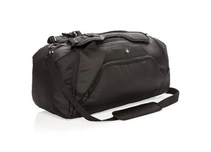 Swiss Peak Schwarz RFID Schutz Wochenend-Rucksack – Vielseitig & Sicher TK Gruppe® Grosshandel 