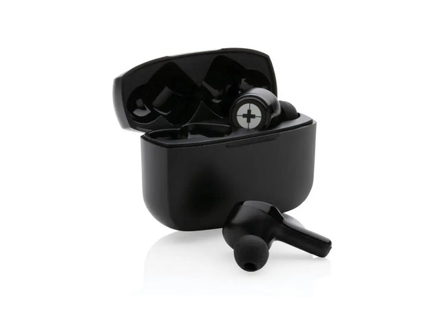 Swiss Peak TWS ANC Ohrhörer - Aktive Geräuschunterdrückung, Schwarz TK Gruppe® Grosshandel 