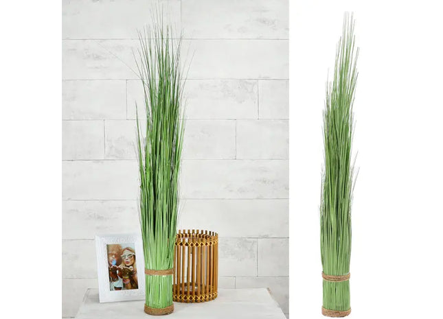 Synthetisches Großes Grasbüschel mit Naturjute-Schnur, L, 5x86cm TK Gruppe® Grosshandel 