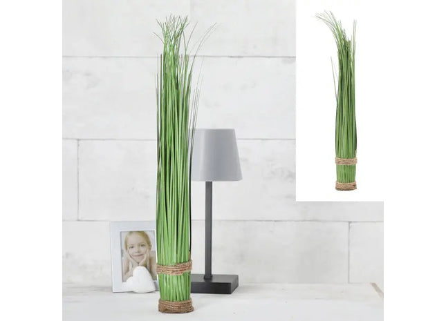 Synthetisches Kleines Grasbüschel mit Naturjuteseil, S, 5x42cm TK Gruppe® Grosshandel 