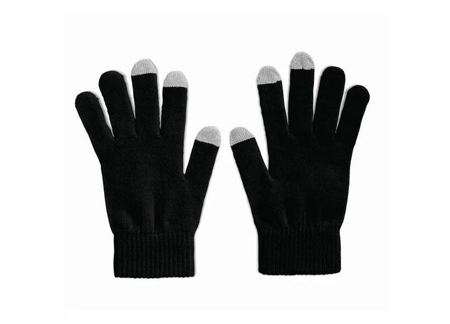 TACTO Schwarz Touchfähige Handschuhe: Bedienkomfort für alle Geräte TK Gruppe® Grosshandel 