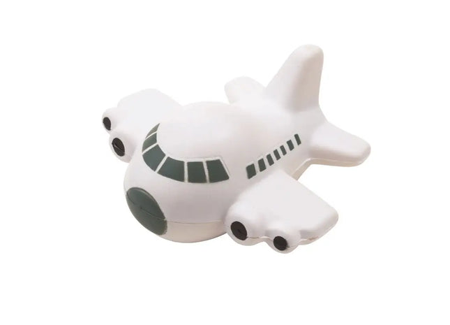 TAKE OFF Grau-Weißes Anti-Stress-Flugzeug – Stressabbau und Entspannung TK Gruppe® Grosshandel 