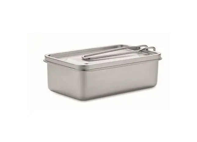 TAMELUNCH Edelstahl Lunchbox 750ml in Silber – Langlebig, Stilvoll & Praktisch TK Gruppe® Grosshandel 