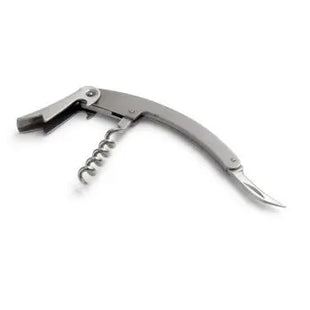 TANAT Metallkorkenzieher - Elegant in Satinsilber für Weinliebhaber TK Gruppe® Grosshandel 