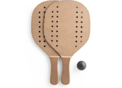 TAPIA Strandschläger aus MDF in Natur & Dunkel – Robust und stilvoll TK Gruppe® Grosshandel 