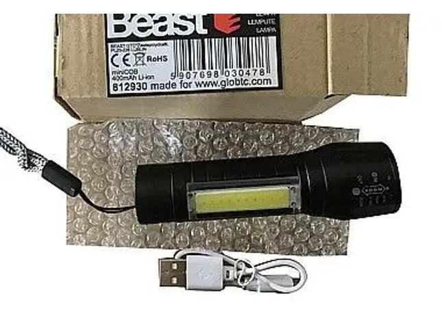 TASCHENLAMPE LED: Hochleistungs-LED-Taschenlampe - Tragbares Licht für Outdoor-Aktivitäten und Notfälle TK Gruppe® Grosshandel 