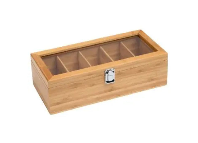 TEA LOUNGE Elegante Teebox in Braun: Stilvoll & Praktisch TK Gruppe® Grosshandel 