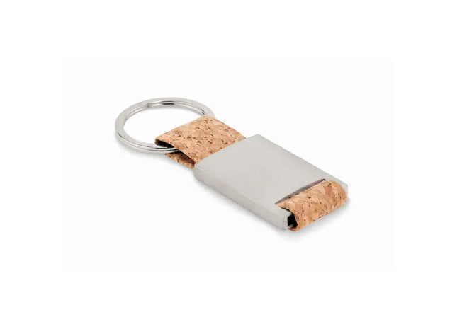 TECH CORK Schlüsselring aus Kork, Beige, Modern & Robust TK Gruppe® Grosshandel 