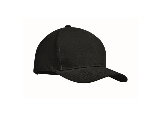 TEKAPO Baseball Kappe in Schwarz mit 6 Panels – Sportlich und Robust TK Gruppe® Grosshandel 