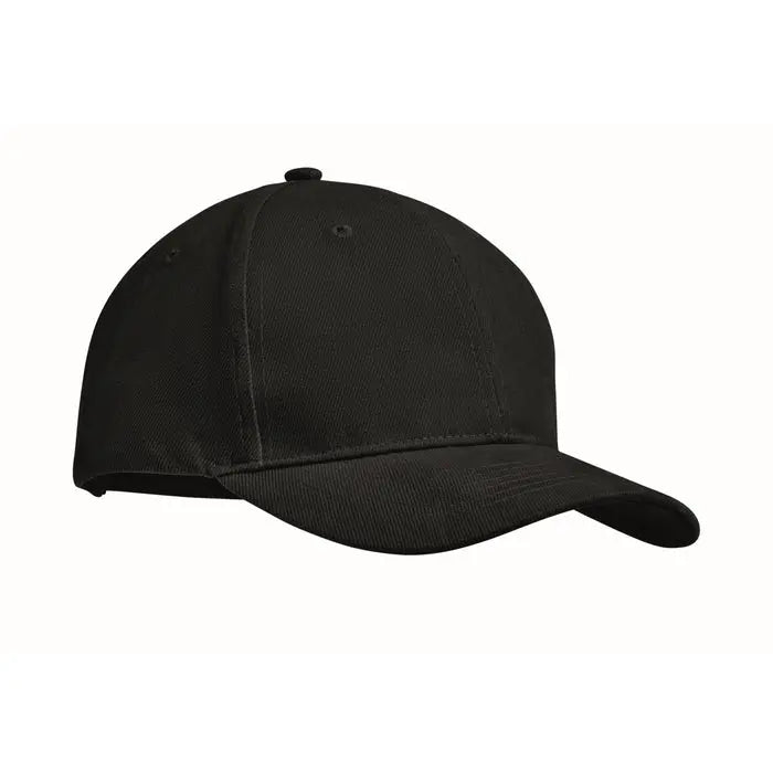 TEKAPO Baseball Kappe in Schwarz mit 6 Panels – Sportlich und Robust TK Gruppe® Grosshandel