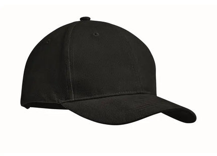 TEKAPO Baseball Kappe, 6 Panels, in Schwarz Stilvoll & Funktionell für den Alltag TK Gruppe® Grosshandel 