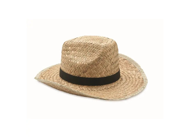 TEXAS Cowboy-Strohhut in Tiefschwarz – Robust & Stilvoll für Outdoor TK Gruppe® Grosshandel 