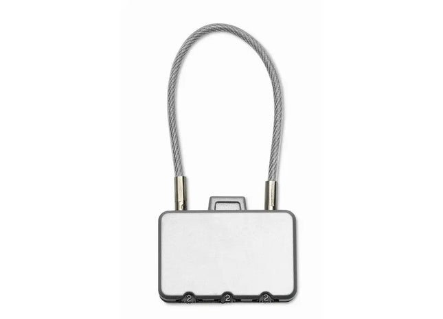 THREECODE Kofferschloss in Mattsilber – Hochsicheres Gepäckschloss TK Gruppe® Grosshandel 