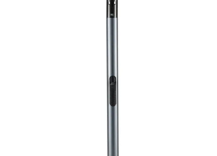 TOM Stabfeuerzeug BB-333 – Metallic Grau, Nachfüllbar, Vielseitig für Grill & Kerzen TK Gruppe® Grosshandel 