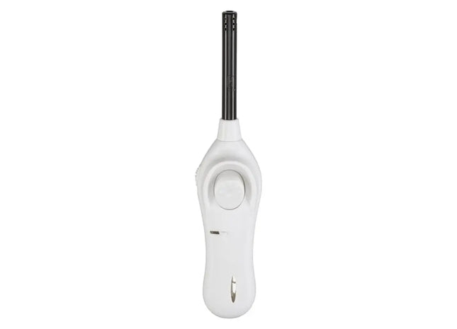 TOM Stabfeuerzeug BB-8 NT – Weiß, Nachfüllbar, Vielseitig für Grill, Kerzen & Kamin TK Gruppe® Grosshandel 