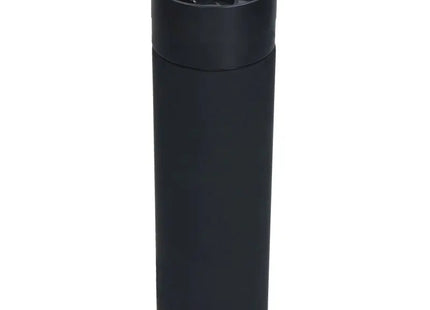 TORONTO 450 ml Isolierte Trinkflasche, Doppelwandig - Tiefschwarz TK Gruppe® Grosshandel 