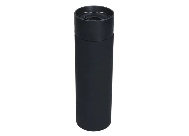 TORONTO 450 ml Isolierte Trinkflasche, Doppelwandig - Tiefschwarz TK Gruppe® Grosshandel 
