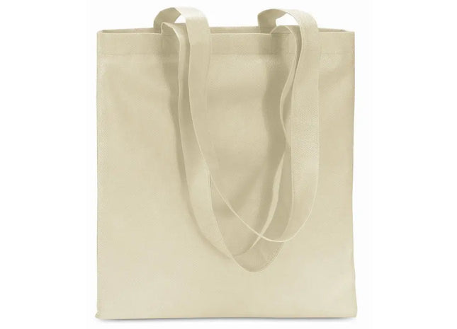 TOTECOLOR Non-Woven Shopper – Elegantes Elfenbein für den Einkauf TK Gruppe® Grosshandel 