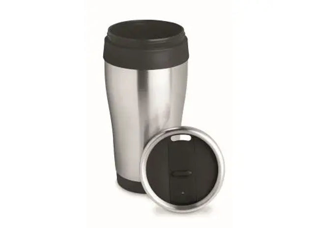 TRAM Edelstahl Trinkbecher 455ml - Elegantes Schwarz TK Gruppe® Grosshandel 