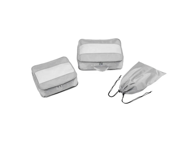 TRAVEL ATTENDANT 3-teiliges Reiseset in Grau – Effizienz & Stil auf Reisen TK Gruppe® Grosshandel 