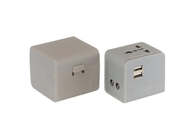 TRAVEL MATE Reiseadapter in Grau – Universal, Robust & Effizient TK Gruppe® Grosshandel 