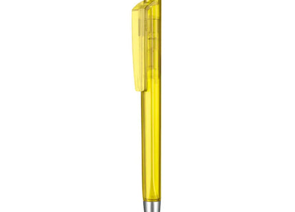 TRI-STAR TRANSPARENT Kugelschreiber in Ananas-Gelb – Ideal für Büro & Freizeit TK Gruppe® Grosshandel 