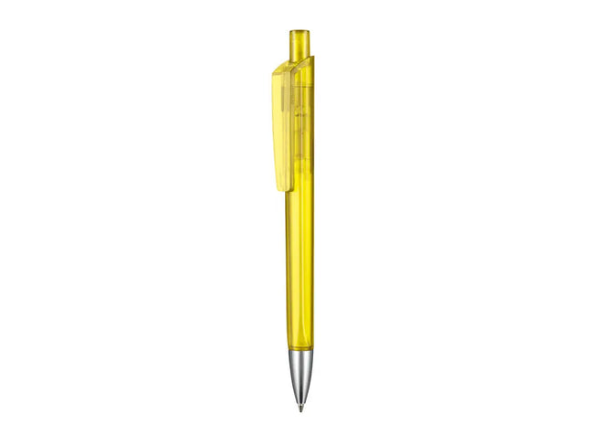 TRI-STAR TRANSPARENT Kugelschreiber in Ananas-Gelb – Ideal für Büro & Freizeit TK Gruppe® Grosshandel 