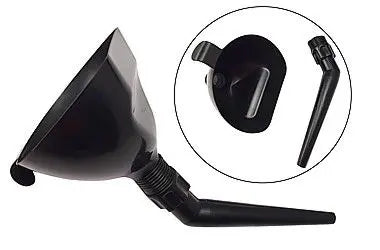 TRICHTER MIT FLITER SCHRAG : Neigungstrichter mit Sieb - Schräger Trichter mit geneigtem Filter für Effiziente Filtration TK Gruppe® Grosshandel 